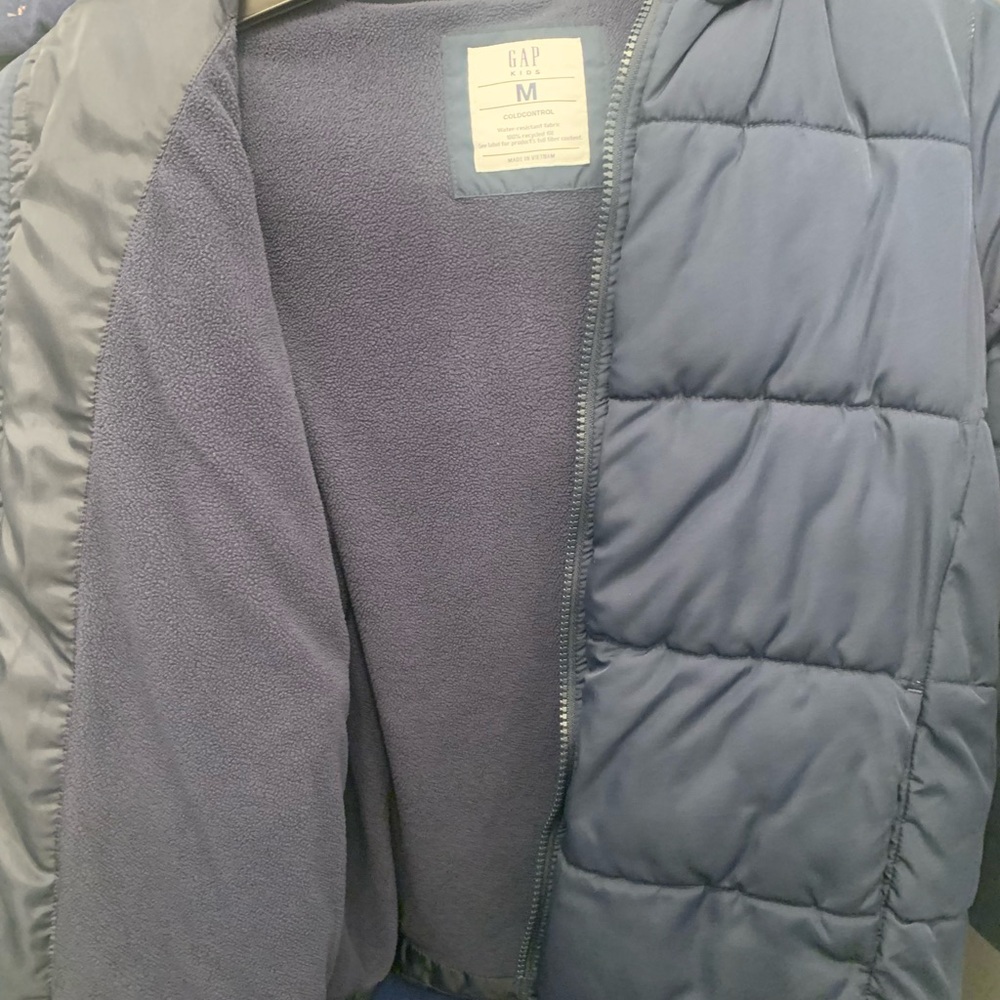 GAP Navy Quilted Jacket